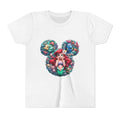 Youth Tee — Mermaid Princess Mickey Head Design