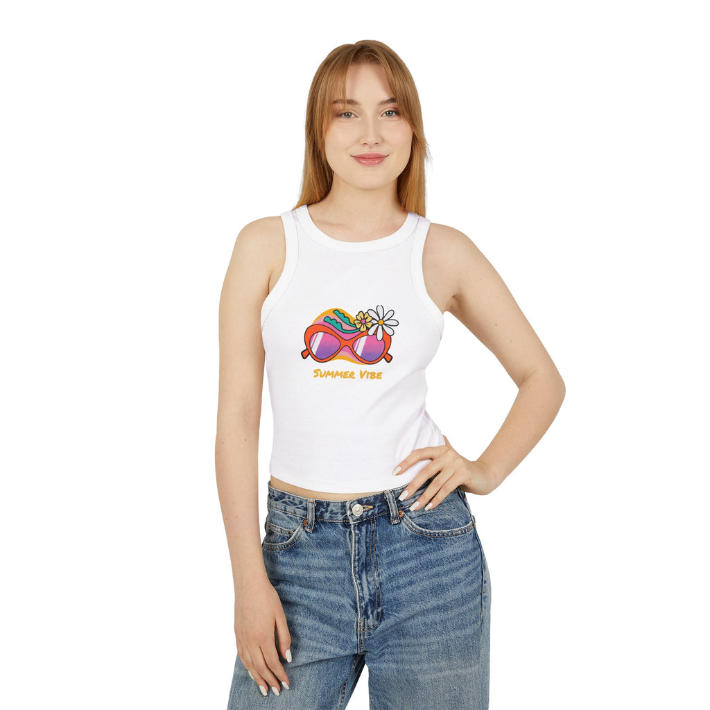 Summer Vibe Sunglasses Racer Tank